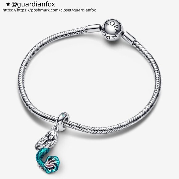 Pandora Disney The Little Mermaid Ariel Dangle Charm - Picture 3 of 5